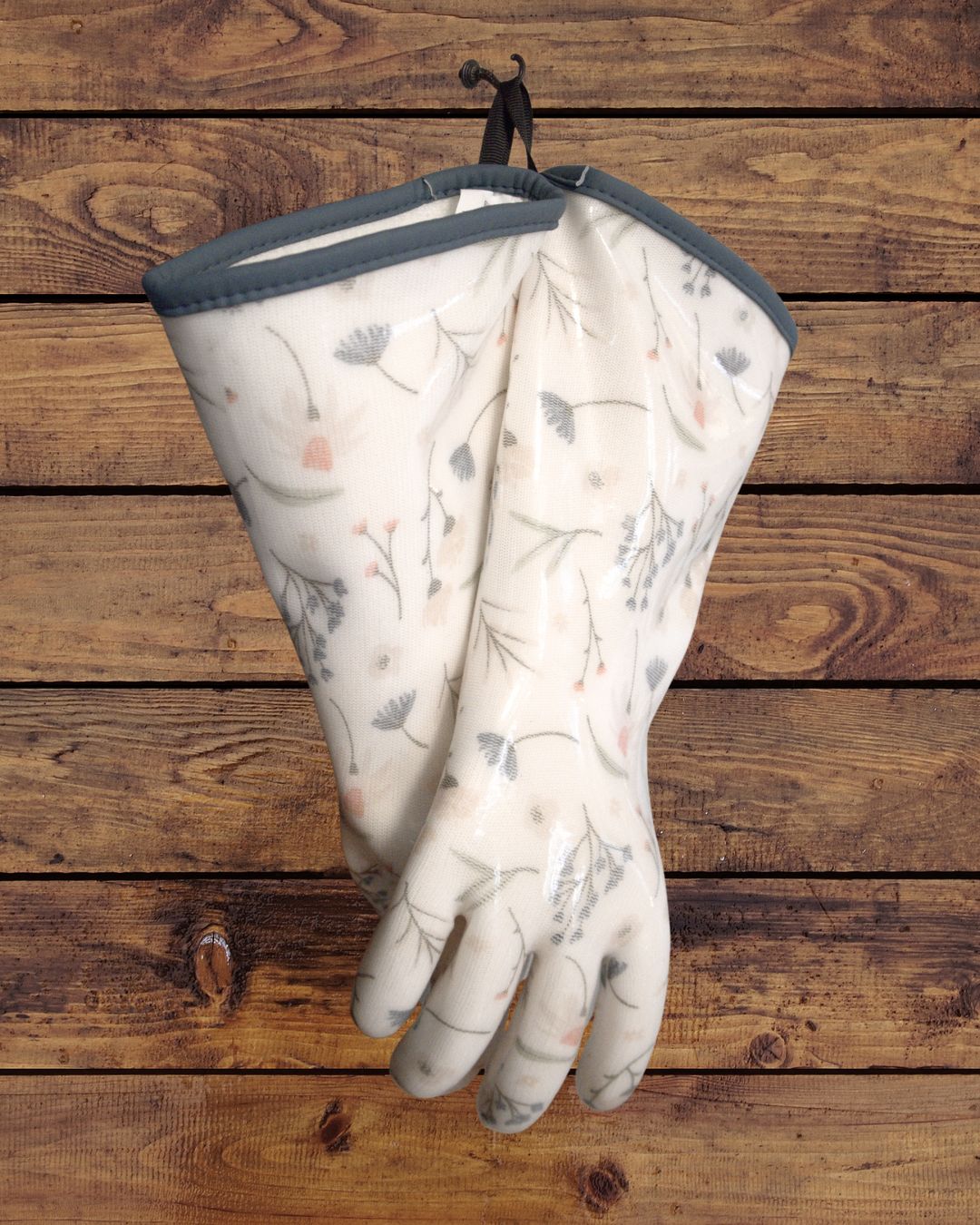 Food-Grade Silicone & Cotton Oven Gloves – Wrapped Edge