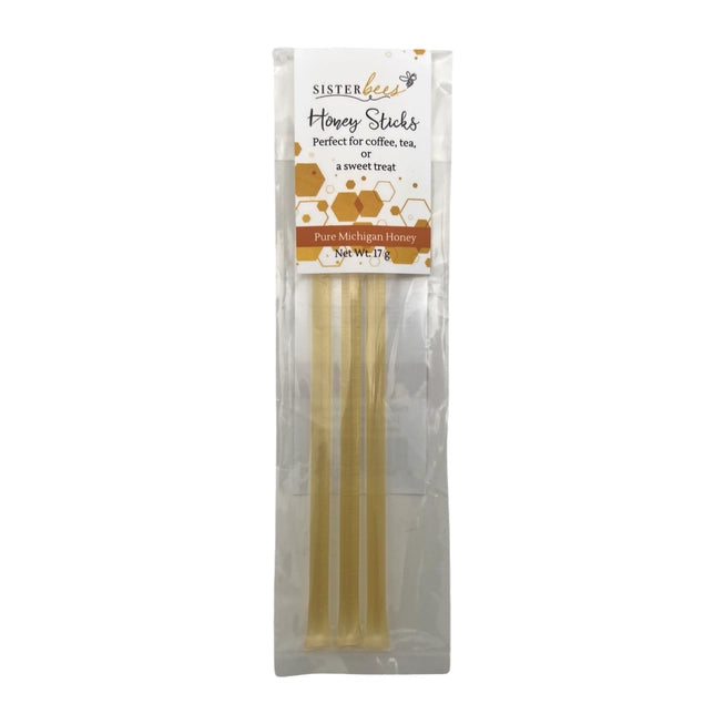 honey sticks, honey snack, michigan honey