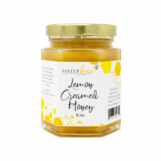 lemon creamed honey, michigan honey